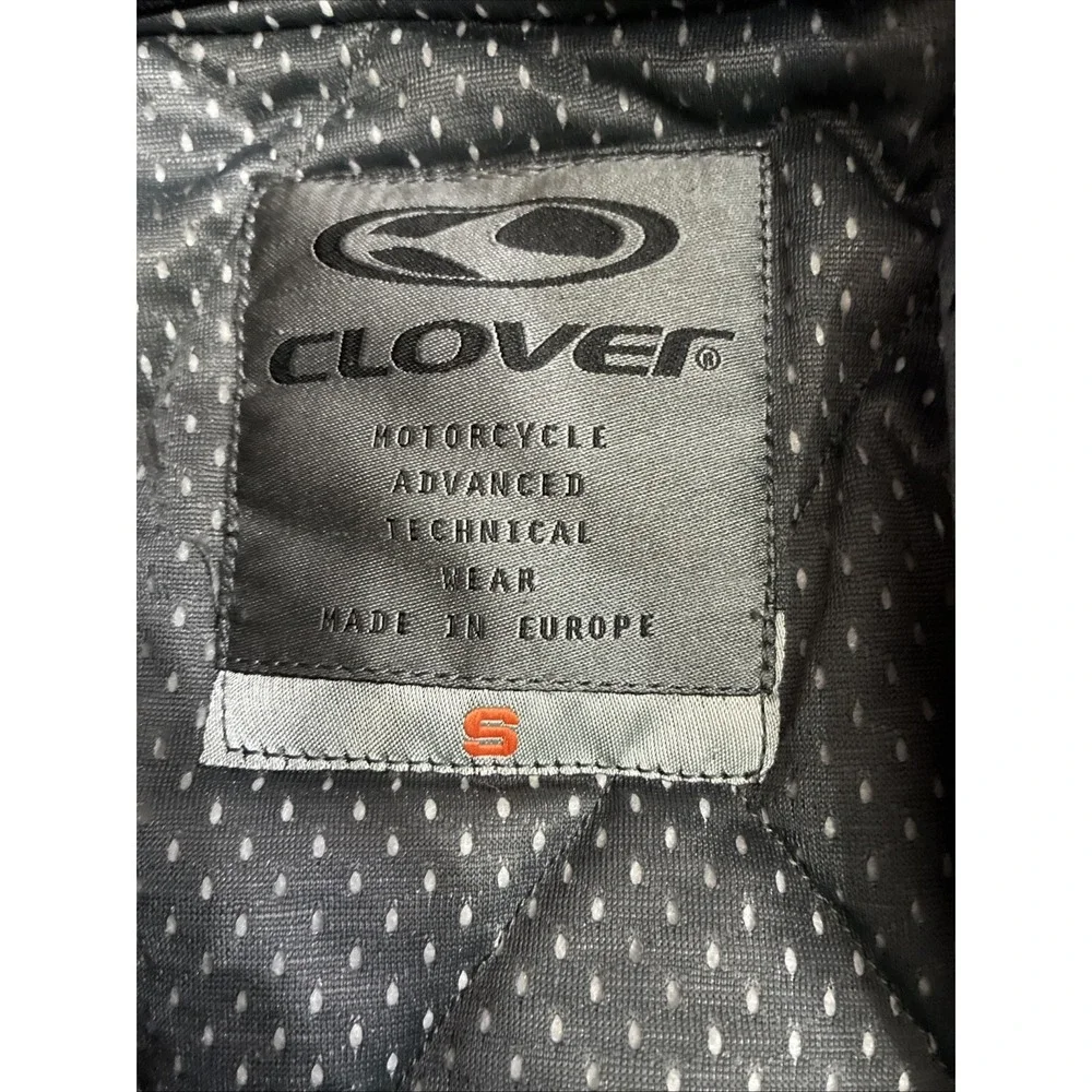 Clover Zoom Motorcycle Advanced Technical Jacket Sz Small Protection European